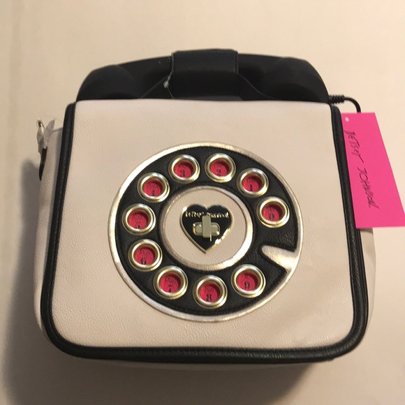 Betsey Johnson Answer Me Phone Purse - Picture 1 of 3